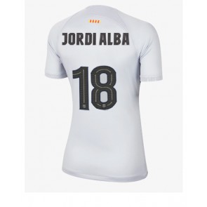 Barcelona Jordi Alba #18 kläder Kvinnor 2022-23 Tredje Tröja Kortärmad